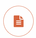 icon document màu cam
