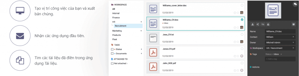 Phần mềm tuyển dụng odoo 04